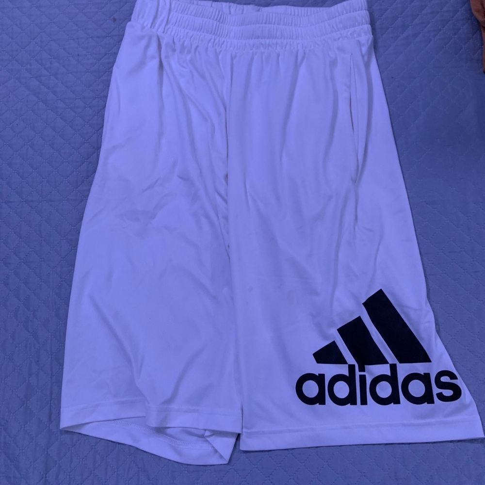Adidas Black and White Shorts